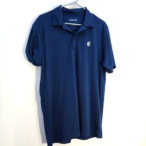 Sport-Tek Blue Polo Shirt Casual Short-Sleeve Medium